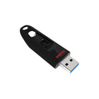 Sandisk Ultra USB 3.0 Flash Drive - 128 GB-Portable Black Metal