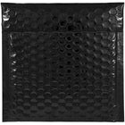 JAM Paper CD Size Bubble Mailers with Peel and Seal Closure, 6 x 6.5, Black Metallic, 12 Pack (2744430)-Size: 6" x 6-1/2"
