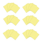Post-it Recycled Paper Super Sticky Notes - 3" x 3" - Canary Yellow - 24 Pack-Use for reminders on doors, windows, and walls