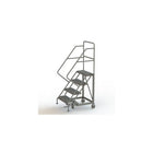 Tri-Arc Safety Slope Rolling Ladder, 4 Step, 40" x 49", Serrated (KDEC104242)-Frame Material: Steel