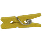 JAM Paper Wood Clothing Pin Clips, Small 7/8, Yellow, 2 Packs of 50, 100 Total (230726885a)-4