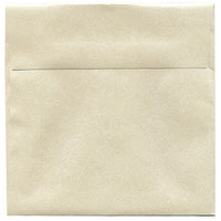 JAM Paper 6 x 6 Square Envelopes, Stardream Metallic Opal, 50 Pack (GCST500I)-Opal stardream metallic envelope