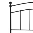 Flash Furniture Woodstock Decorative Black Metal Full Size Headboard-Black Metal Frame
