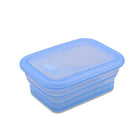 Minimal Silicone Food Storage Container - Blue - 860ml - Set of 2-100% food grade pure silicone