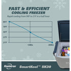 Koolatron SmartKool SK50 Bluetooth Enabled Cooler Freezer 50L-Iceless freezing and cooling to -8 degree-F (-22 degree-C)