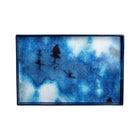 Truu Design Decorative Serving Tray Set, Set of 3, 18.5 x 13.5 inches, Blue-Versatile: use them to hold candles, perfumes, figurines, small planter pots, succulents, magazines, abstract sculptures, and much more