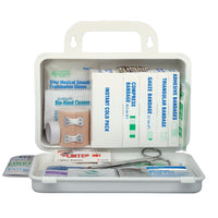 Safecross Deluxe Regulation First Aid Kits, Ontario, Metal Box, Unitized - 2 Pack-Container Size 10-Unit