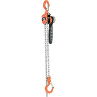 Vestil Mini Lever Hoist 20' Lift, Steel, 8.5" Handle (ELH-10-20)-Capacity: 1000 lbs. (0.5 tons)