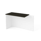 Bestar Pro-Concept Plus Return Table, White & Deep Grey (110810-1117)-White & Deep Grey