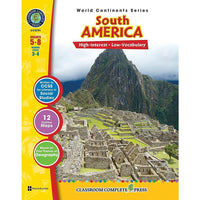eBook: South America - (PDF version - 1-User Download) - ISBN 978-1-55319-309-8 - Grade 5 - 8-You will receive two emails: one confirming your entire order, and one with a "Download Software" buttonYou can download immediately or return to your email to download later