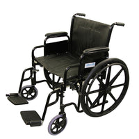 Bios 22" Wheelchair-The EZee Life  22" (55cm) wheelchair is a heavy duty wheelchair with a weight capacity of 400lbs