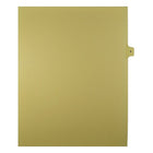 Mark Maker Legal Exhibit Index Tab Buff Single Tabs, 1/15th Cut, Letter Size, No Holes, Number 5, 25 Pack-Buff Single Tabs, 1/15th Cut