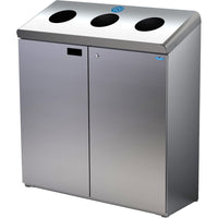 Frost Recycling Station Triple Hole, Floor Standing, stainless steele (316-S)-Capacity - 42 gal.