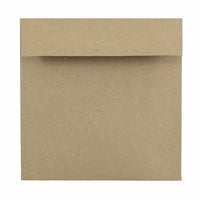 JAM Paper 6 x 6 Square Envelopes, Brown Kraft Paper Bag Recycled, 1000 Pack (LEKR502B)-Brown