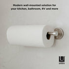 Umbra Cappa Wall Mount Paper Towel Holder - Nickel Finish-Capacity: 1 Paper Roll