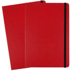 JAM Paper Hardcover Lined Notebook with Elastic Closure, Large, 5.88 x 8.5 Journal, Red, 2 Pack (340526610g)-Size: 5 7/8" x 8 1/2"