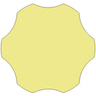 Flash Furniture Mobile 60'' Flower Shaped Activity Table with Yellow Laminate Top and Adjustable Preschool Legs (XUA60FLRYLTPC)-Flower Shaped Activity Table