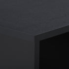 CorLiving Acerra 39"W Entryway Table/Desk - Black-Inside of drawer is fully finished