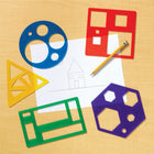 Learning Resources Primary Shapes Template Set, 10 Pack (LER5440)-Subject: Early learning