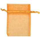 JAM Paper Sheer Bags - X-Small - 3" x 4" - Gold - 96 Pack-Color: Gold x-small sheer bag