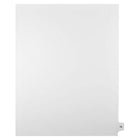 Mark Maker Legal Exhibit Index Tab White Single Tabs, 1/15th Cut, Letter Size, No Holes, Number 75, 25 Pack-White Single Tabs, 1/15th Cut