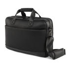Bugatti Central Collection Executive Briefcase - Black-Adjustable and removable strap with shoulder pad, to wear the briefcase as a crossbody or on the shoulder /Two reinforced handles on top of the briefcase, to carry it by hand