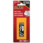 OLFA SKB-2 Dual-Edge Safety Blades - Silver - 50 Pack-17.5mm SKB-2 Dual-Edge Safety Blade in plastic storage case