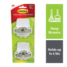 Command Broom Grippers - 2 Pack-Weight capacity: 4 lbs (1.8 kg)