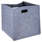 Truu Design, Square Felt Storage Baskets, Set of 3, 15 x 14.5 x 14 inches, Light Grey-Multifunctional, ideal for storing any household items or as a laundry hamper