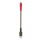 Skullcandy Line+ USB-A to USB-C Cable - Olive-4ft Tangle-free Charging Cable