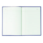Blueline A1750 Series Account Book - Record Book - 8 1/4" x 5 5/8" - Blue-Record book