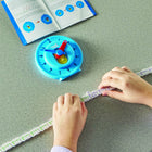 Hand2Mind NumberLine Clock: Deluxe - Multicolor - Set of 6-8