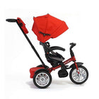 Bentley 6-in-1 Baby Stroller / Kids Trike, Dragon Red-Stage II 18 - 24 months: Make room for growing toddler. Parents can also fold and unfold the basic footrests and remove the canopy where appropriate.