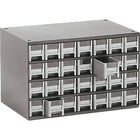 Modular Parts Cabinets, Cabinet, Drawer Dimension W" X D" X H", 2 3/16 X 10 9/16 X 2 1/16-No. of Drawers - 28