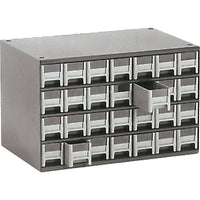 Modular Parts Cabinets, Cabinet, Drawer Dimension W" X D" X H", 2 3/16 X 10 9/16 X 2 1/16-No. of Drawers - 28