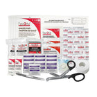 First Aid Central Federal Type A Regulation First Aid Kit - Plastic Case-Packed in a durable wall mountable plastic case with bilingual first kit logo