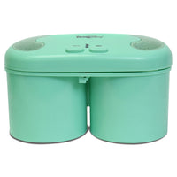 Koolatron Deluxe Double Treat Ice Cream Maker, Green-A convenient way to make delicious homemade ice cream.