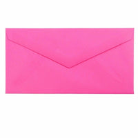 JAM Paper Monarch Coloured Envelopes - 3.875" x 7.5" - Ultra Fuchsia Pink - 50 Pack -Colour: Fuchsia Hot Colour: Pink