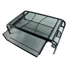 Winnable Mesh Monitor/Printer Stand - Black-Letter size with pull-out tray