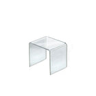 Azar Displays Acrylic Riser Display, 5.5" x 5.5", 4 Pack (515322)-Counter top displays
