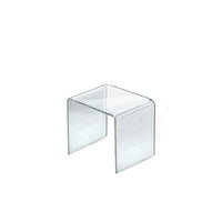 Azar Displays Acrylic Riser Display, 5.5" x 5.5", 4 Pack (515322)-Counter top displays