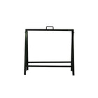 Futech Aframe007 Metal A-Frame Sidewalk Sign Holder, insert size 24"W x 18"H, Black-Top loading insert