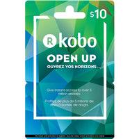 Kobo $10 Gift Card-Air Miles cannot be collected on Gift Card purchases.