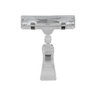 Eddie's Versa Clip Sign Holder - 4" L - Clear - 25 Pack (130652-25)-Versa Clip Sign Holder - 4" Long