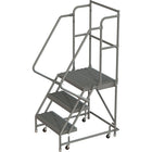 Tri-Arc Manufacturing Deep Top Step Rolling Ladder, Platform Height: 30", No. of Steps: 3, Step Width: 16" (KDSR103162-D2)-No. of Steps: 3