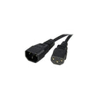 StarTech PXT100143 3' Power Cord-Features IEC 60320 C13 Power and IEC 60320 C14 Power ports for charging your device