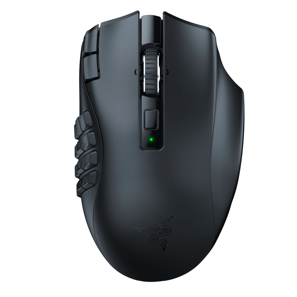 Razer Naga V2 HyperSpeed Ergonomic Wireless MMO Gaming Mouse with