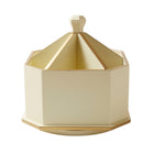 Martha Stewart Lazy Susan Desk Organizer - Beige-Comes in ivory with gold edging, made of MDF