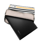 Vangoddy Luxe Series 14" Laptop Sleeve - Striped - Green-Carry your device in this sleeve conveniently and safely, inside your briefcase, purse, or backpack