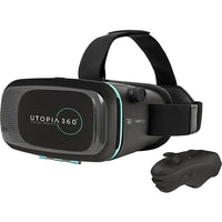 ReTrak Utopia 360-degree Virtual Reality 3D Headset with Bluetooth Controller (EUVRC)-Virtual Reality headset & Bluetooth controller